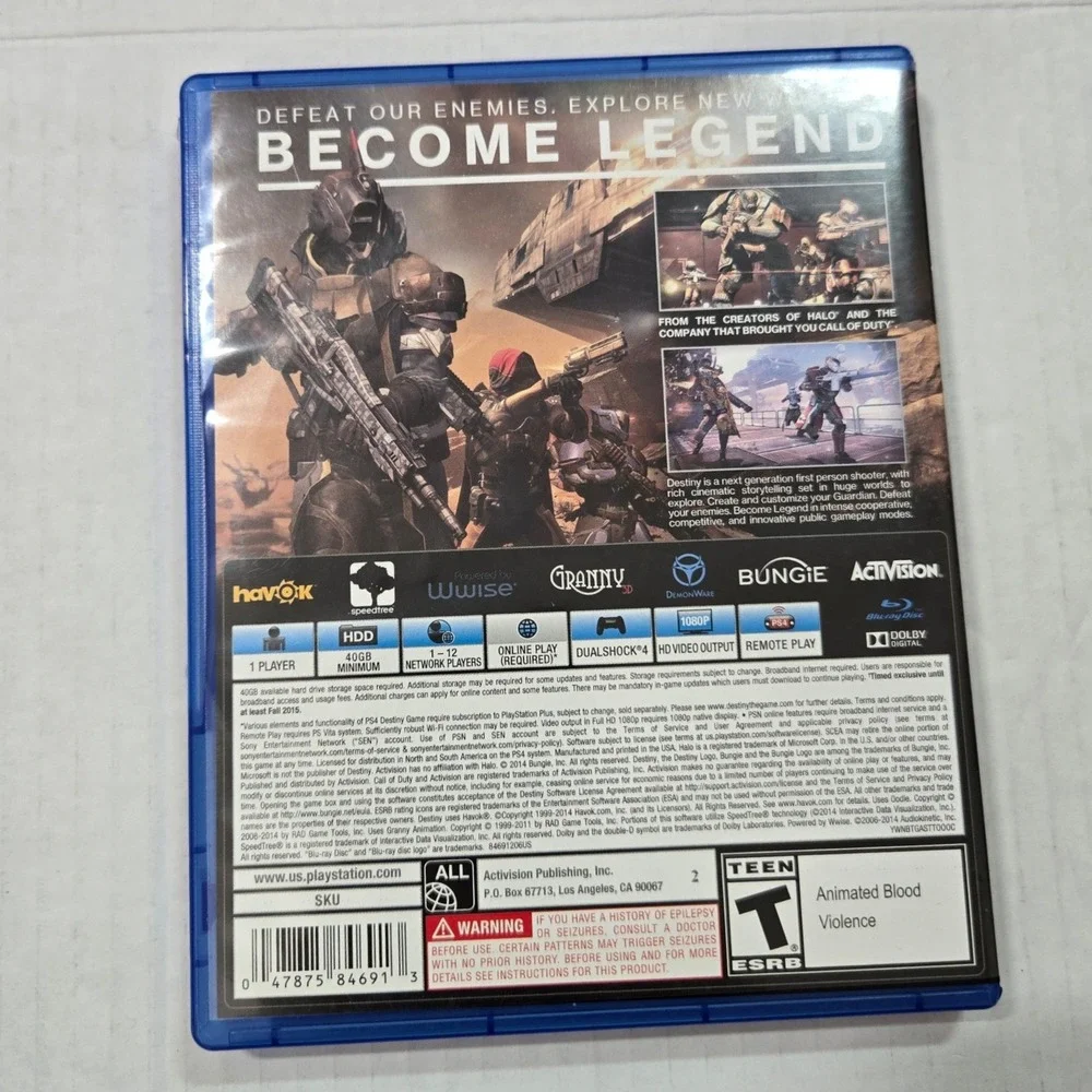 Activision destiny sony